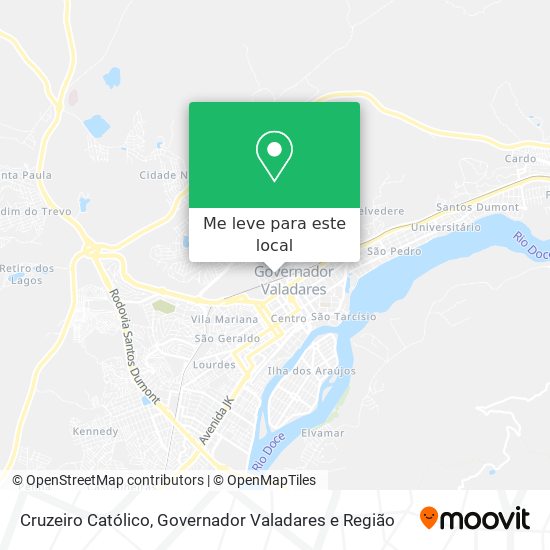 Cruzeiro Católico mapa
