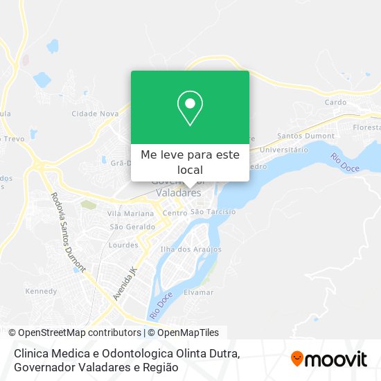 Clinica Medica e Odontologica Olinta Dutra mapa