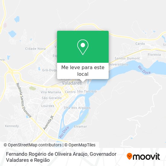 Fernando Rogério de Oliveira Araújo mapa