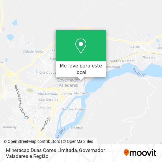Mineracao Duas Cores Limitada mapa