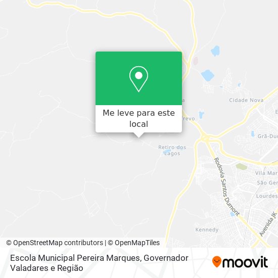 Escola Municipal Pereira Marques mapa