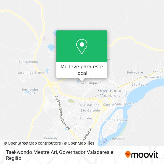 Taekwondo Mestre Ari mapa
