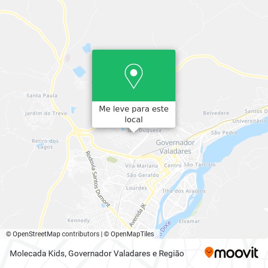 Molecada Kids mapa