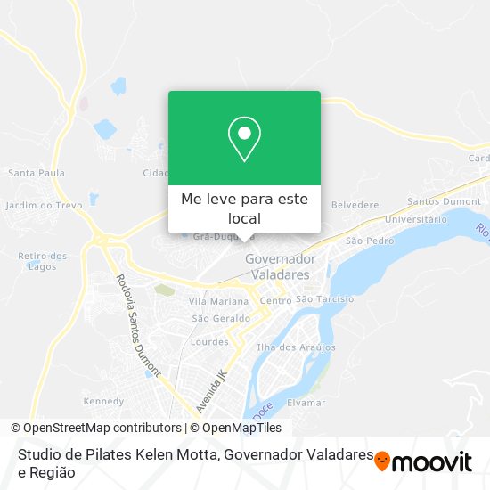 Studio de Pilates Kelen Motta mapa