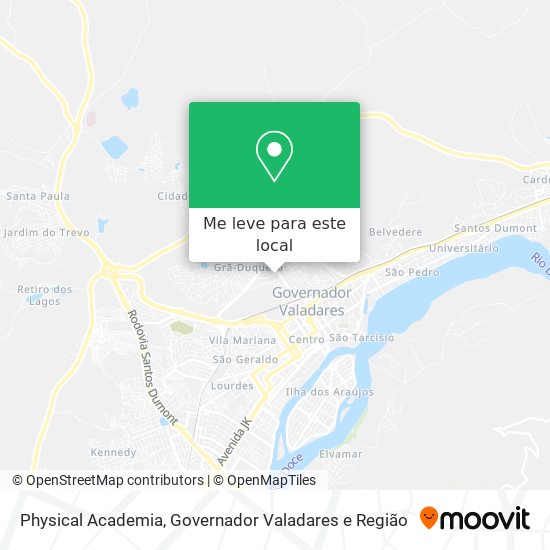Physical Academia mapa