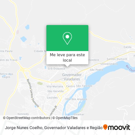 Jorge Nunes Coelho mapa