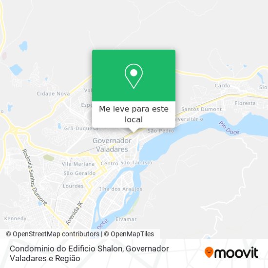 Condominio do Edificio Shalon mapa