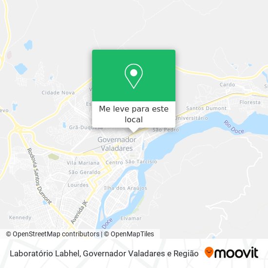 Laboratório Labhel mapa