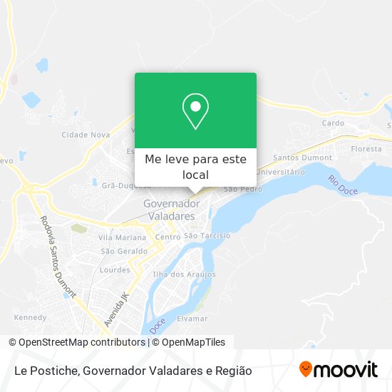 Le Postiche mapa