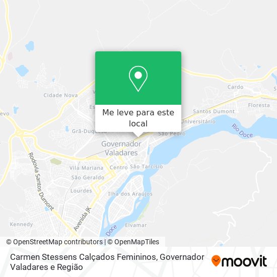 Carmen Stessens Calçados Femininos mapa