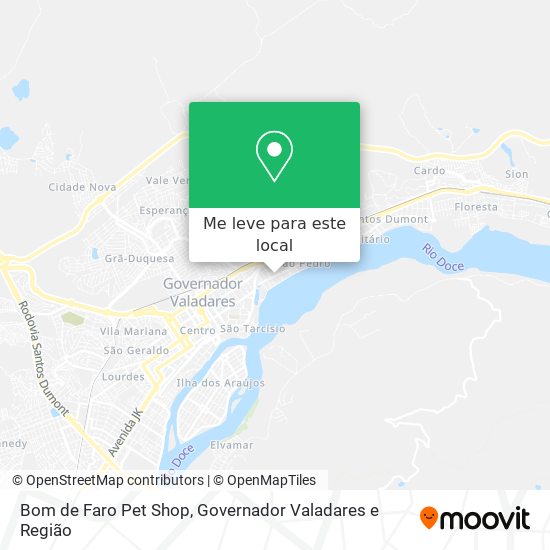 Bom de Faro Pet Shop mapa