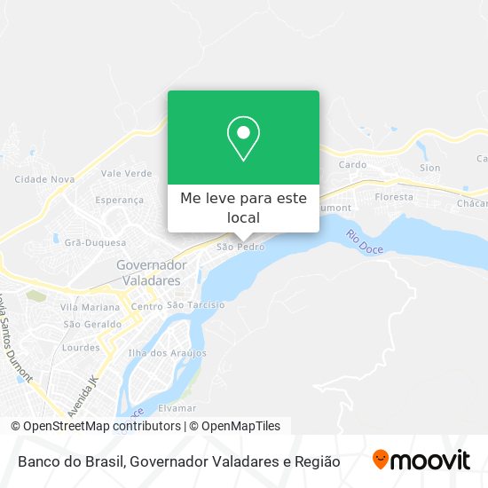 Banco do Brasil mapa