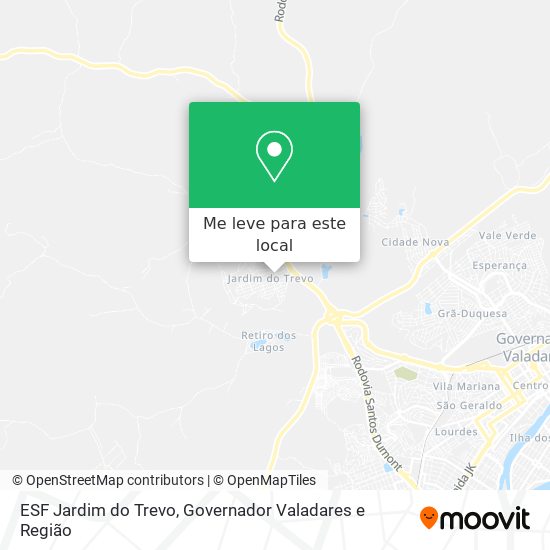 ESF Jardim do Trevo mapa
