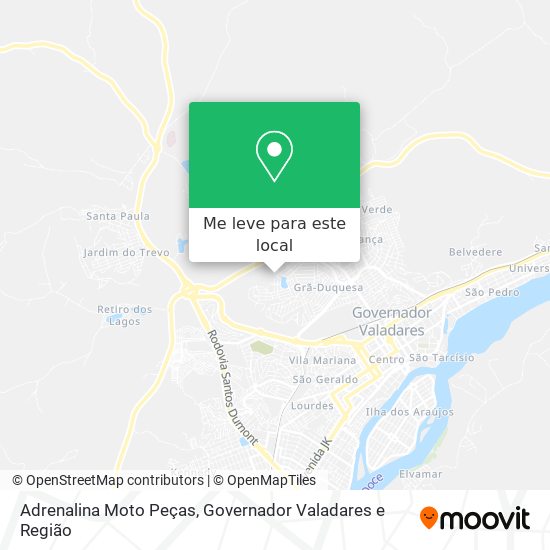 Adrenalina Moto Peças mapa
