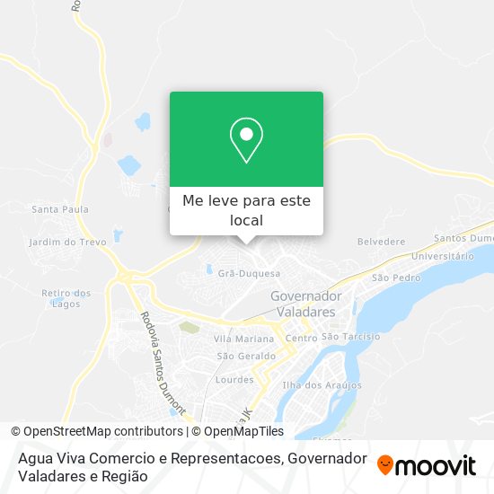 Agua Viva Comercio e Representacoes mapa
