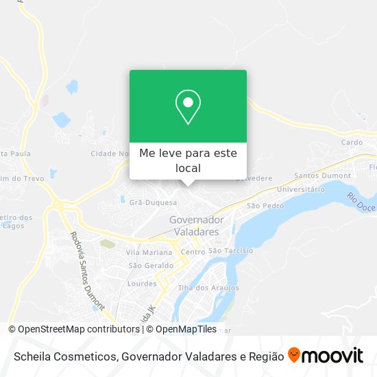 Scheila Cosmeticos mapa