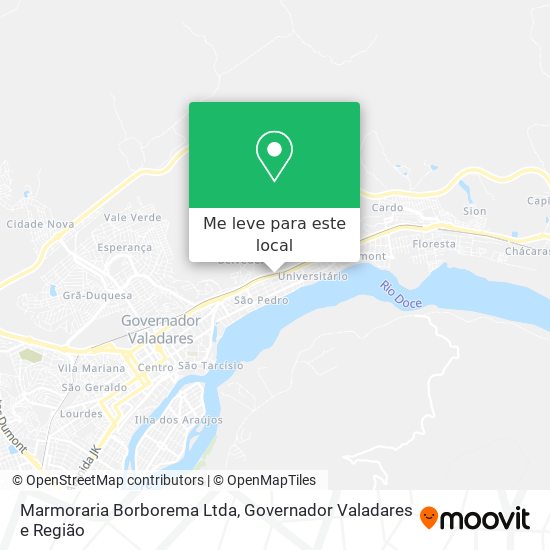 Marmoraria Borborema Ltda mapa