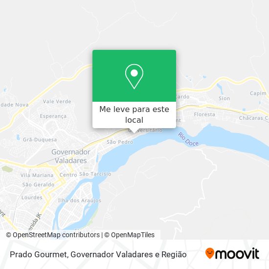 Prado Gourmet mapa