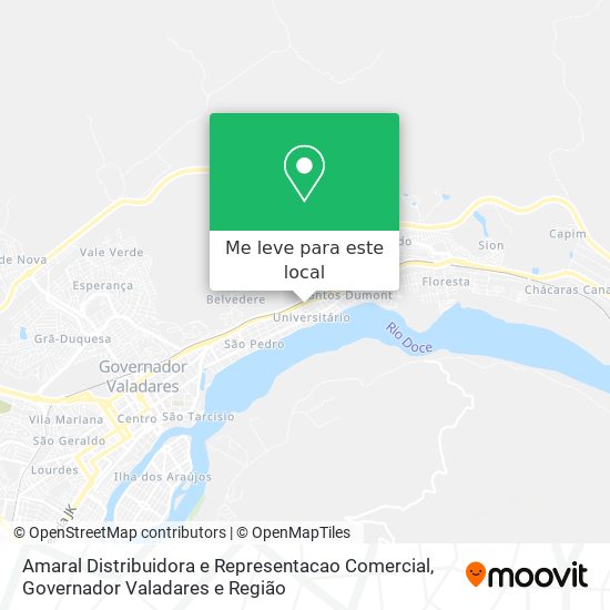 Amaral Distribuidora e Representacao Comercial mapa
