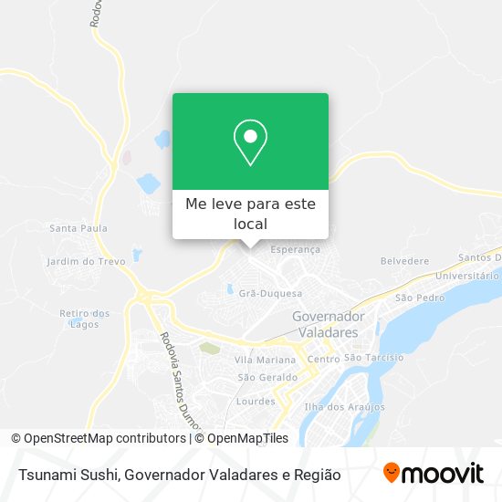 Tsunami Sushi mapa