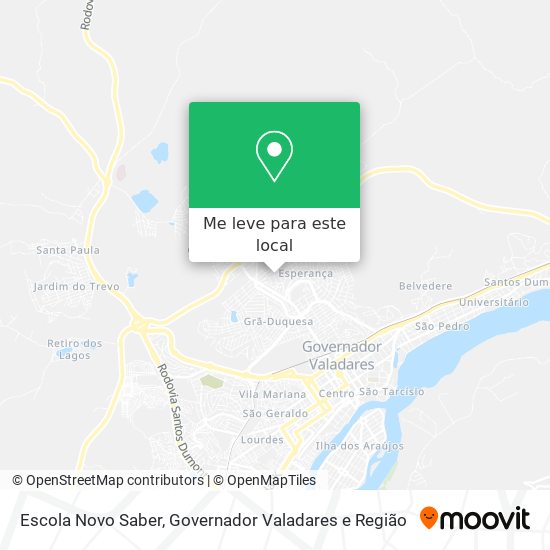 Escola Novo Saber mapa