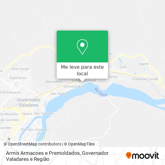Armix Armacoes e Premoldados mapa