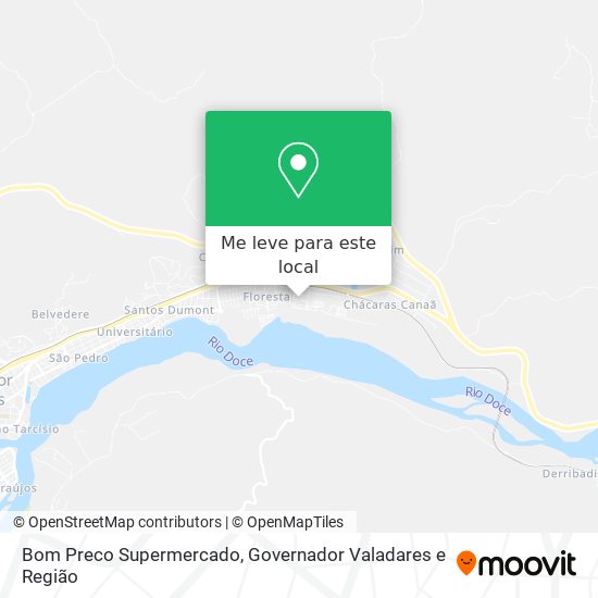Bom Preco Supermercado mapa