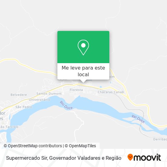 Supermercado Sir mapa