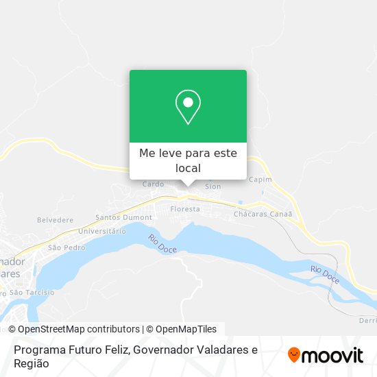 Programa Futuro Feliz mapa