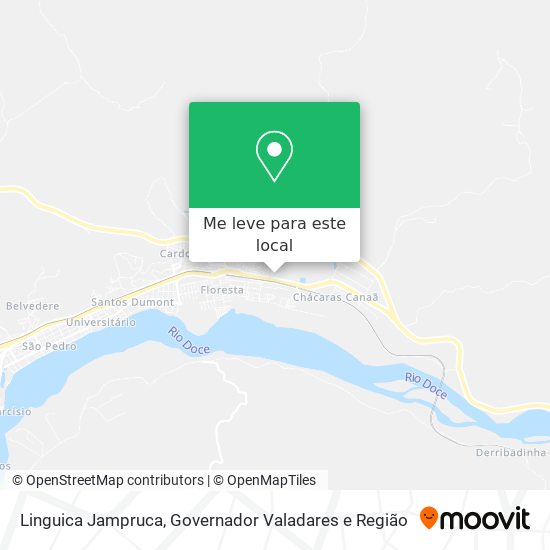 Linguica Jampruca mapa