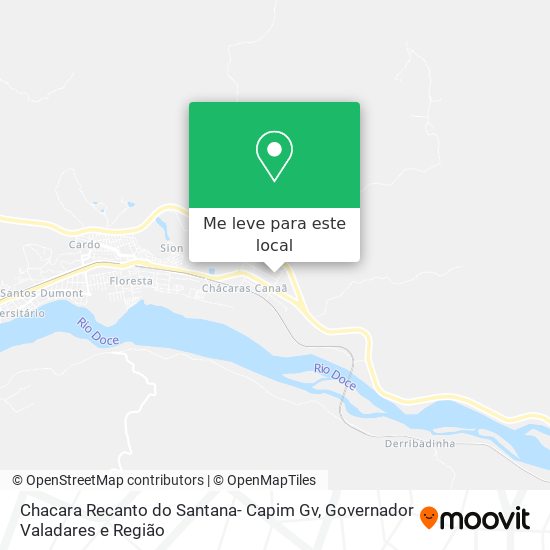 Chacara Recanto do Santana- Capim Gv mapa