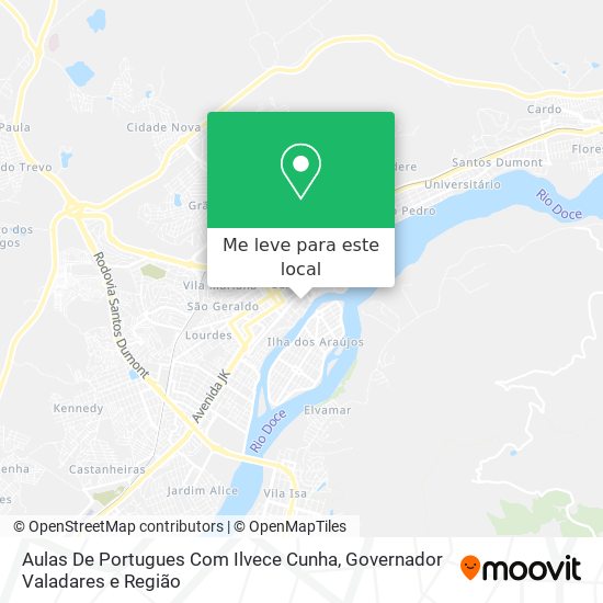 Aulas De Portugues Com Ilvece Cunha mapa
