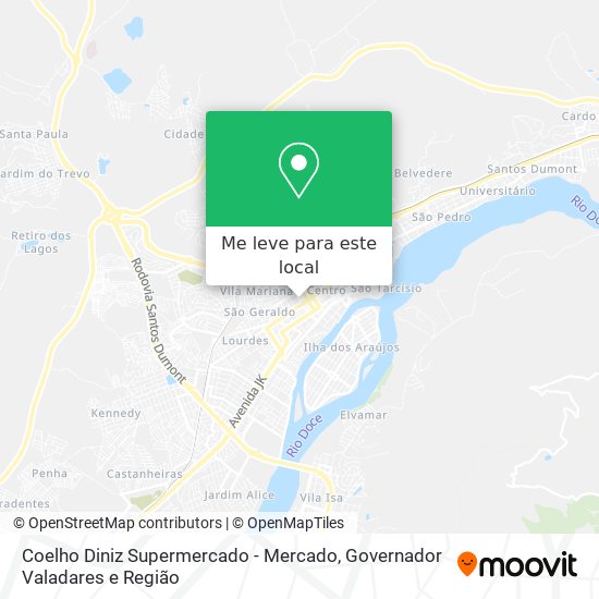 Coelho Diniz Supermercado - Mercado mapa