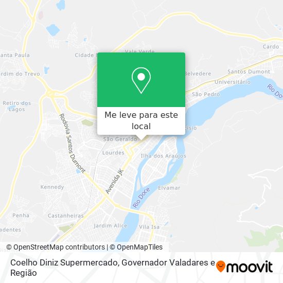 Coelho Diniz Supermercado mapa