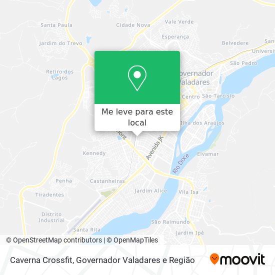 Caverna Crossfit mapa