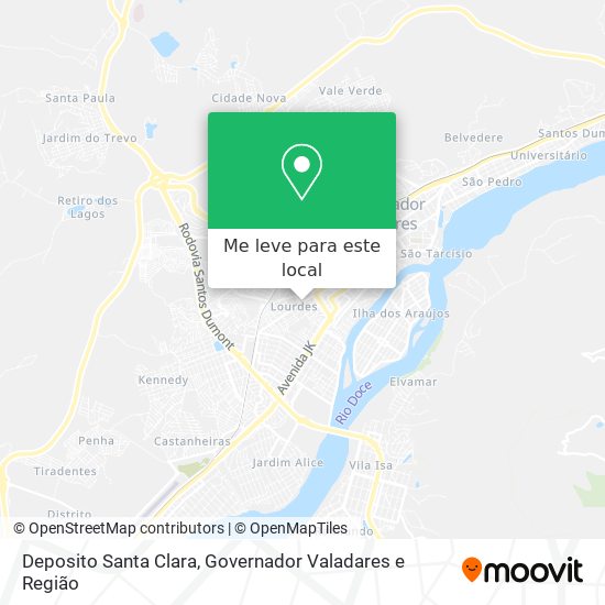 Deposito Santa Clara mapa