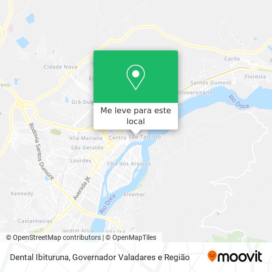 Dental Ibituruna mapa