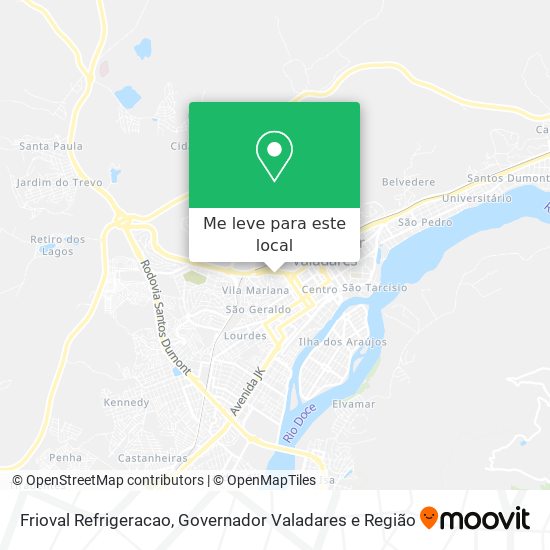 Frioval Refrigeracao mapa