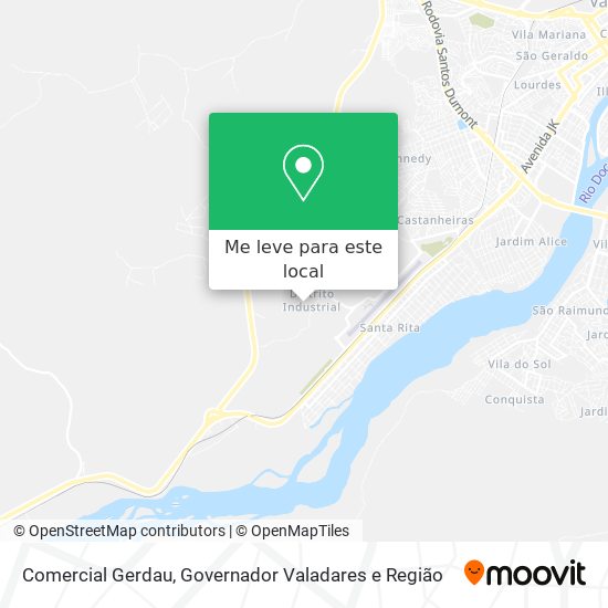 Comercial Gerdau mapa