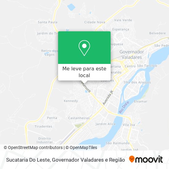 Sucataria Do Leste mapa