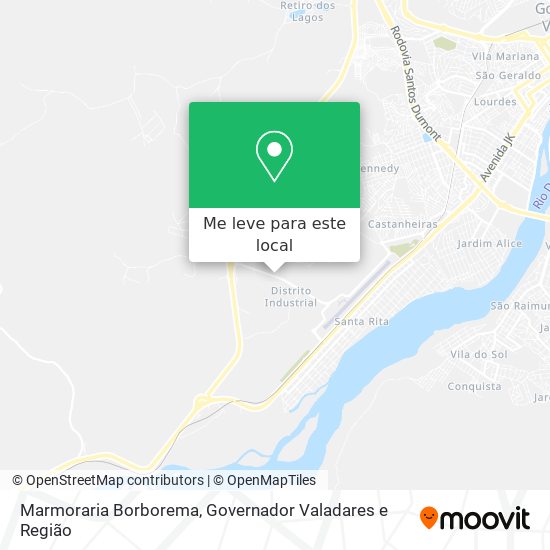 Marmoraria Borborema mapa