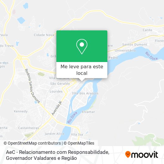 AeC - Relacionamento com Responsabilidade mapa
