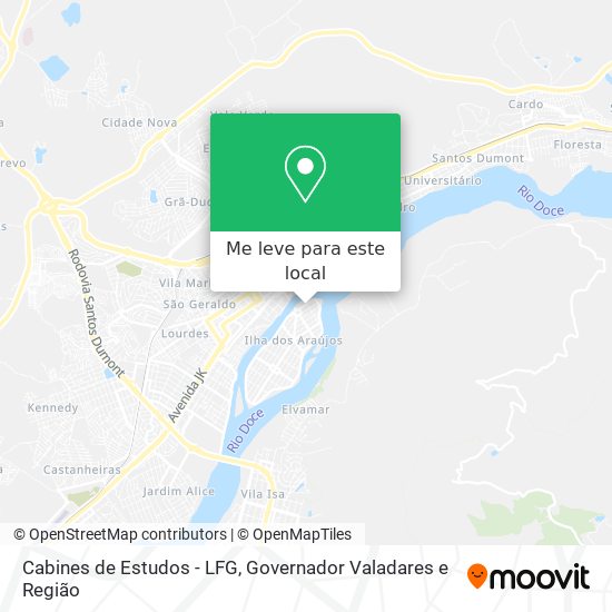 Cabines de Estudos - LFG mapa