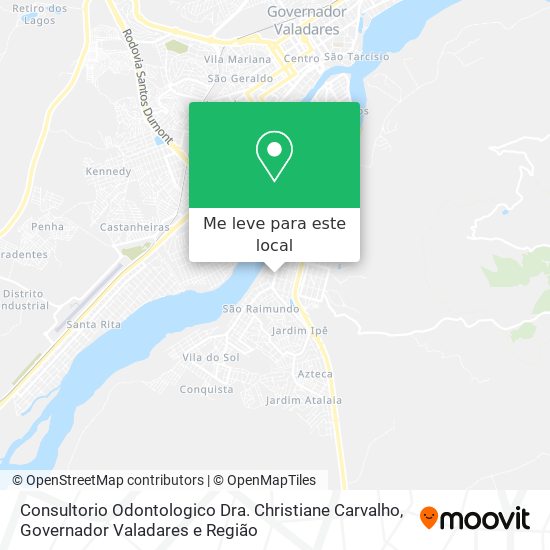 Consultorio Odontologico Dra. Christiane Carvalho mapa