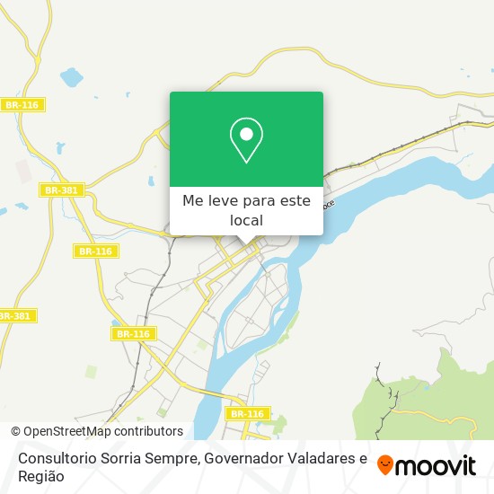 Consultorio Sorria Sempre mapa