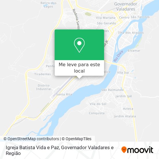 Igreja Batista Vida e Paz mapa