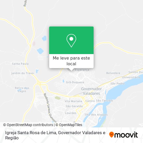 Igreja Santa Rosa de Lima mapa