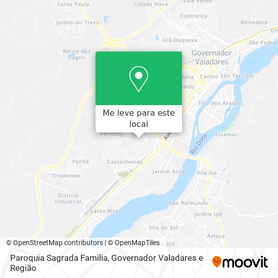 Paroquia Sagrada Familia mapa