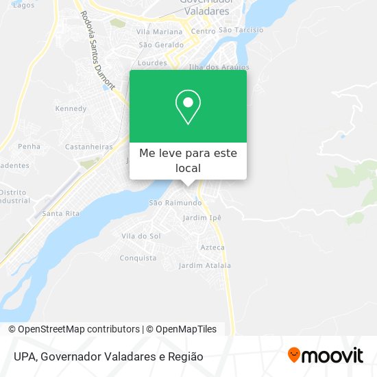 UPA mapa