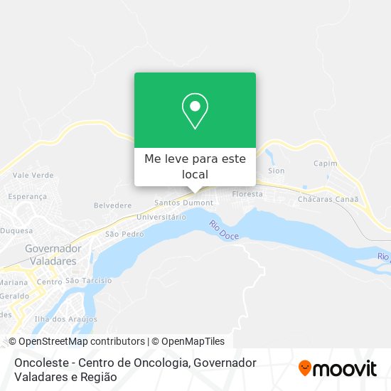 Oncoleste - Centro de Oncologia mapa